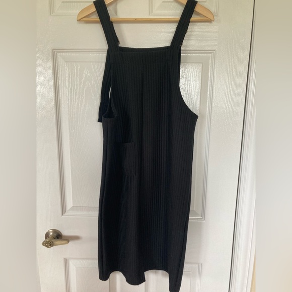 Hengsheng Jeans Ribbed Overall Dress - Picture 2 of 8